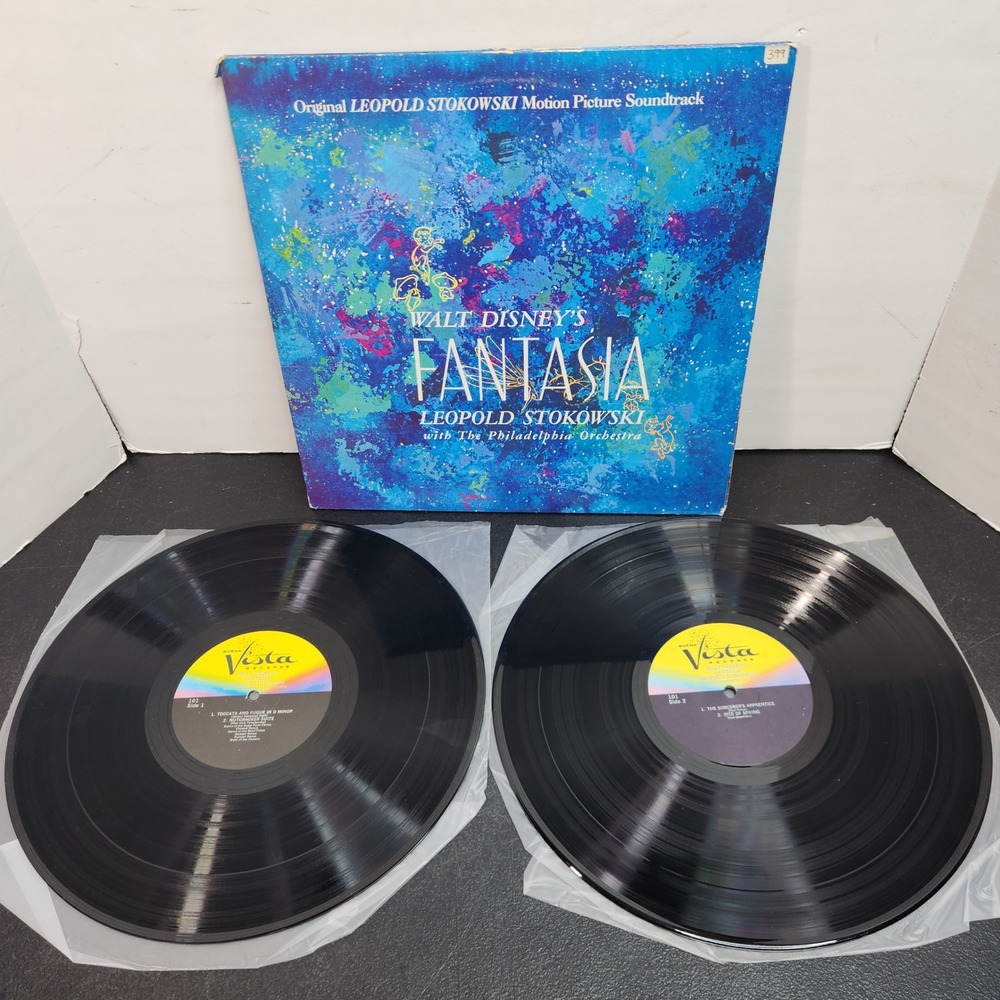 Walt Disney Fantasia Vinyl LP Leopold Stokowski Philadelphia Orchestra Score